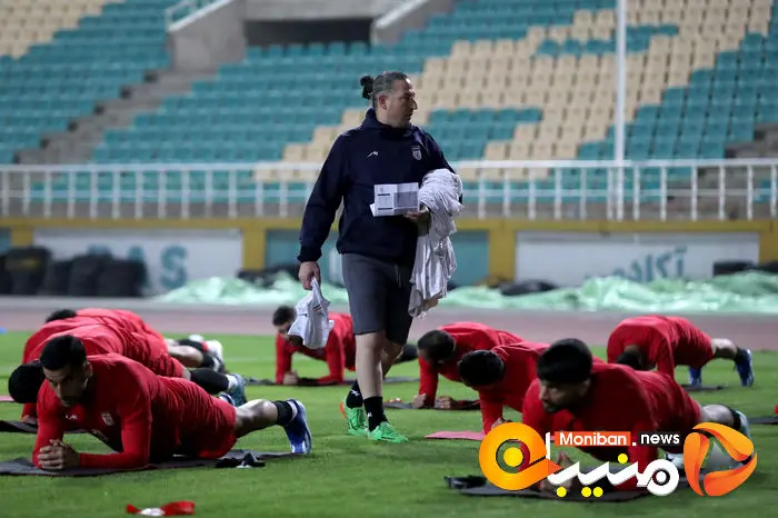 گزارش تصویری| آخرین تمرین تیم ملی فبل از بازی با هنگ کنگ