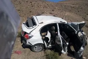 سقوط مرگبار و وحشتناک کوییک به عمق ۱۰۰ متری دره اتوبان خرازی/ببینید