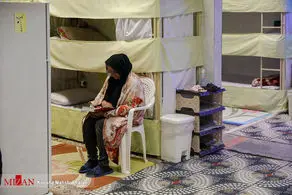 تصاویر خاص از زنان بازداشتی در داخل زندان قرچک| از دیوارهای بلند با سیم خاردار تا مامورین متفاوت خانم+ببینید 