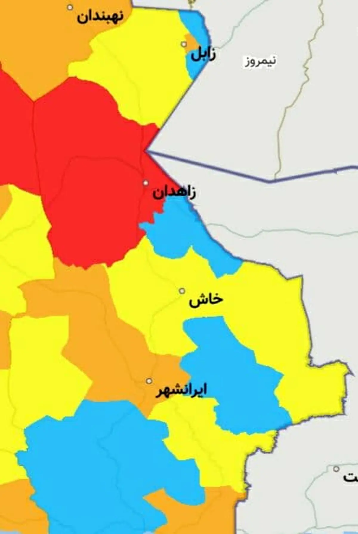 تنها شهرهای آبی کرونایی کشور تا 18 فروردین 1400