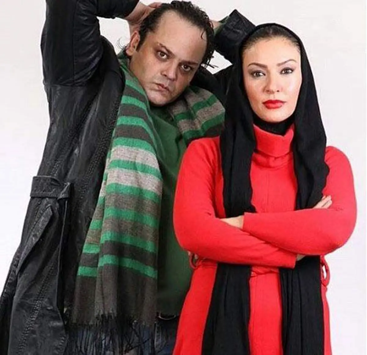 لحظات جانسوز آخرین وداع زیبا بروفه با پیکر همسرش پیام صابری/ تصاویر