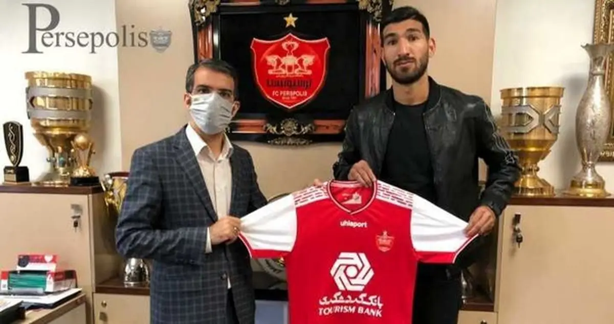 اولین حضور مغانلو در تمرین پرسپولیس+عکس