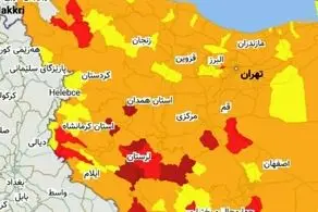 این شهرها در غرب کشور هنوز قرمز کرونایی هستند!