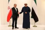 دیدار وزیران خارجه ایران و امارات در ابوظبی 