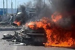 با آتش زدن خودرو یکی از فرماندهان شاخه نظامی حماس به شهادت رسید + عکس 