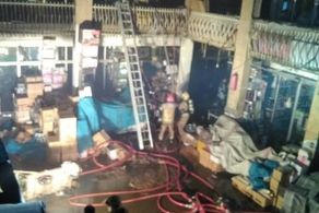 خبر فوری،  آتش‌ سوزی گسترده به جان بازار تهران افتاد/ جزئیات
