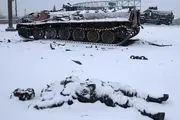 ویدئویی از دانشجویان سرگردان در مرز اوکراین گرفتار در برف سنگین/ ببینید