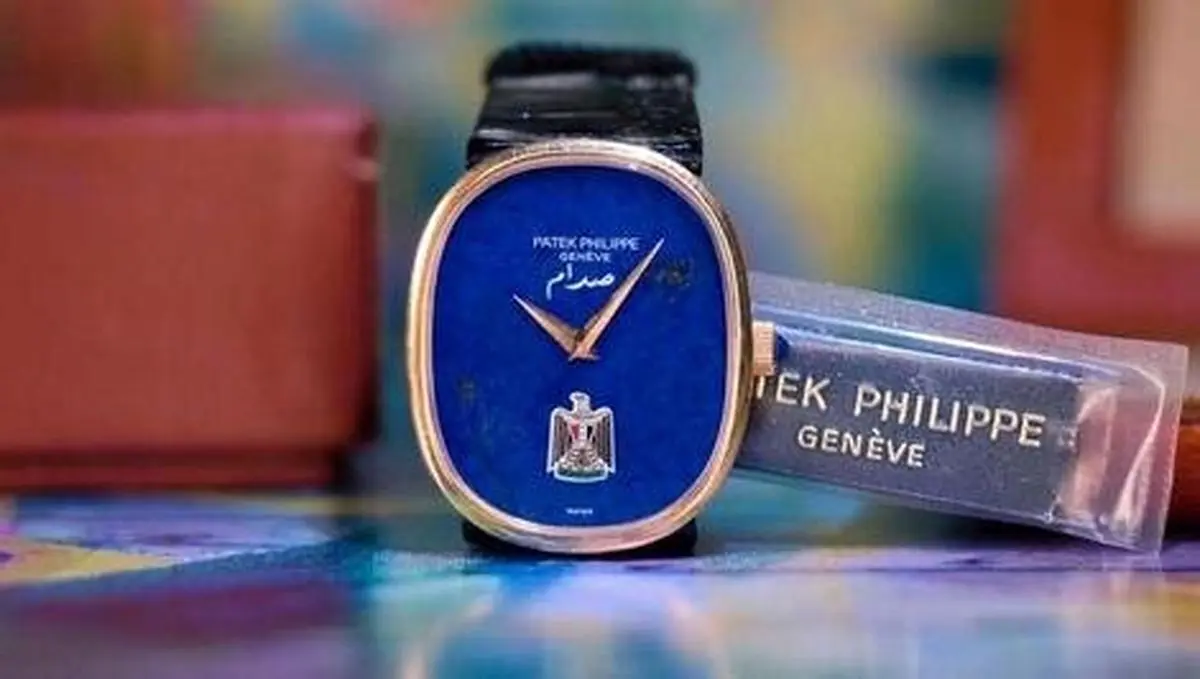 برای اولین باز منتشر شد/ این ساعت برای صدام حسین شخصی سازی شد + ببینید 