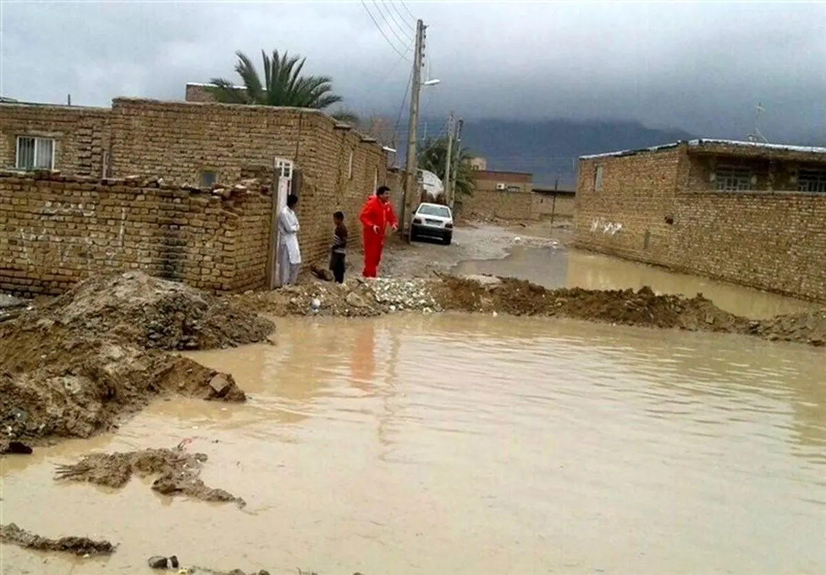 سیلاب در ۲۰ روستای کنارک / خسارت فراوان به منازل مردم