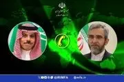 رایزنی تلفنی باقری با وزیر خارجه عربستان