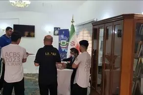 حضور ورزشکاران ایرانی در سفارت ایران در ریاض جهت شرکت در انتخابات