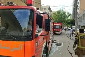 آتش سوزی مهیب در تهران| 60 نفر از خطر مرگ نجات یافتند