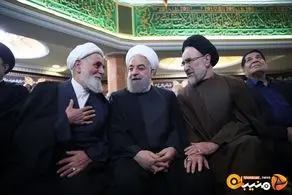 عکس مهم و معنادار از محمد خاتمی و حسن روحانی
