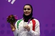 بازی‌های آسیایی هانگژو/یک دختر دیگر هم برای ایران مدال گرفت