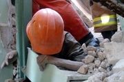 مرگ یک کارگر ساختمانی بر اثر سقوط سازه بتنی