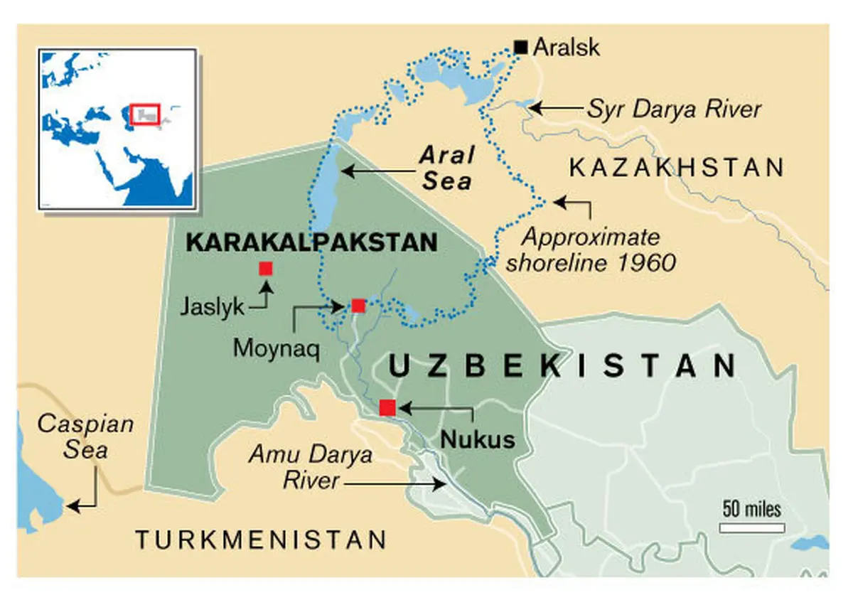 خبر عجیب از ازبکستان؛ این قسمت از کشور حذف نمی‌شود