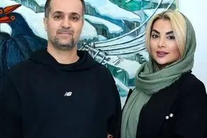 استایل جذاب احمد مهران‌فر و همسرش در کنار پارتنر جواد عزتی/ عکس