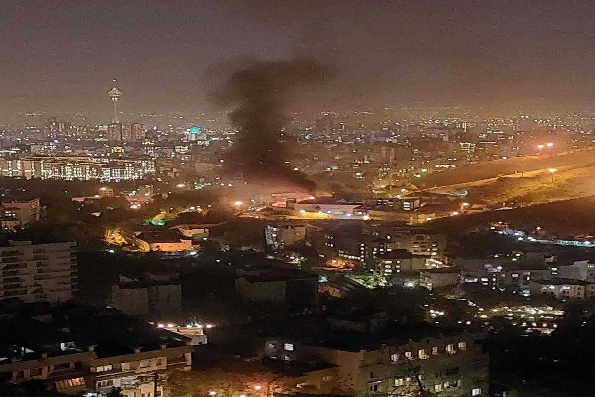 ایرنا: ۸ نفر در حادثه آتش‌سوزی زندان اوین مصدوم شدند