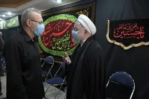 لاریجانی و جهانگیری به دفتر روحانی رفتند+ عکس