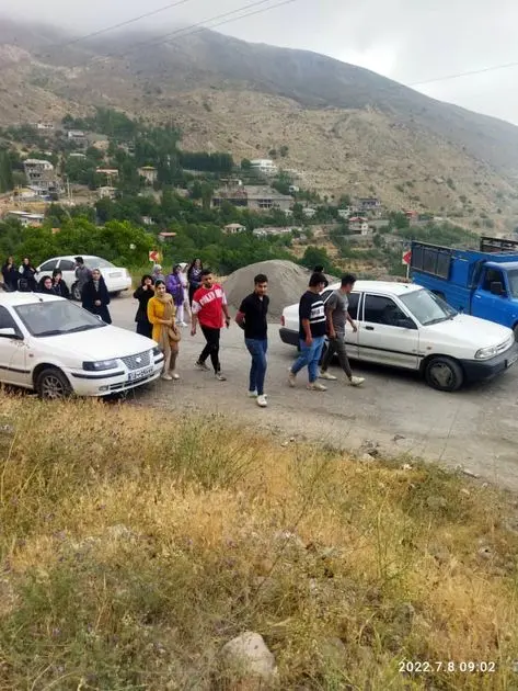 پیاده روی صبجگاهی در روستای گرنا