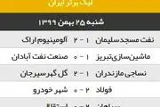 نتایج بازی های امروز لیگ برتر؛ همه بازی ها برنده داشت