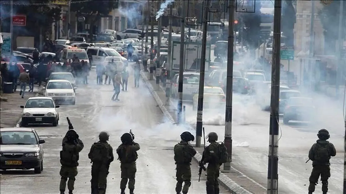 زخمی شدن ده ها فلسطینی در کرانه باختری