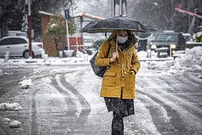 بارش برف و یخبندان در تهران ؛ کاهش دما تا ۱۵ درجه