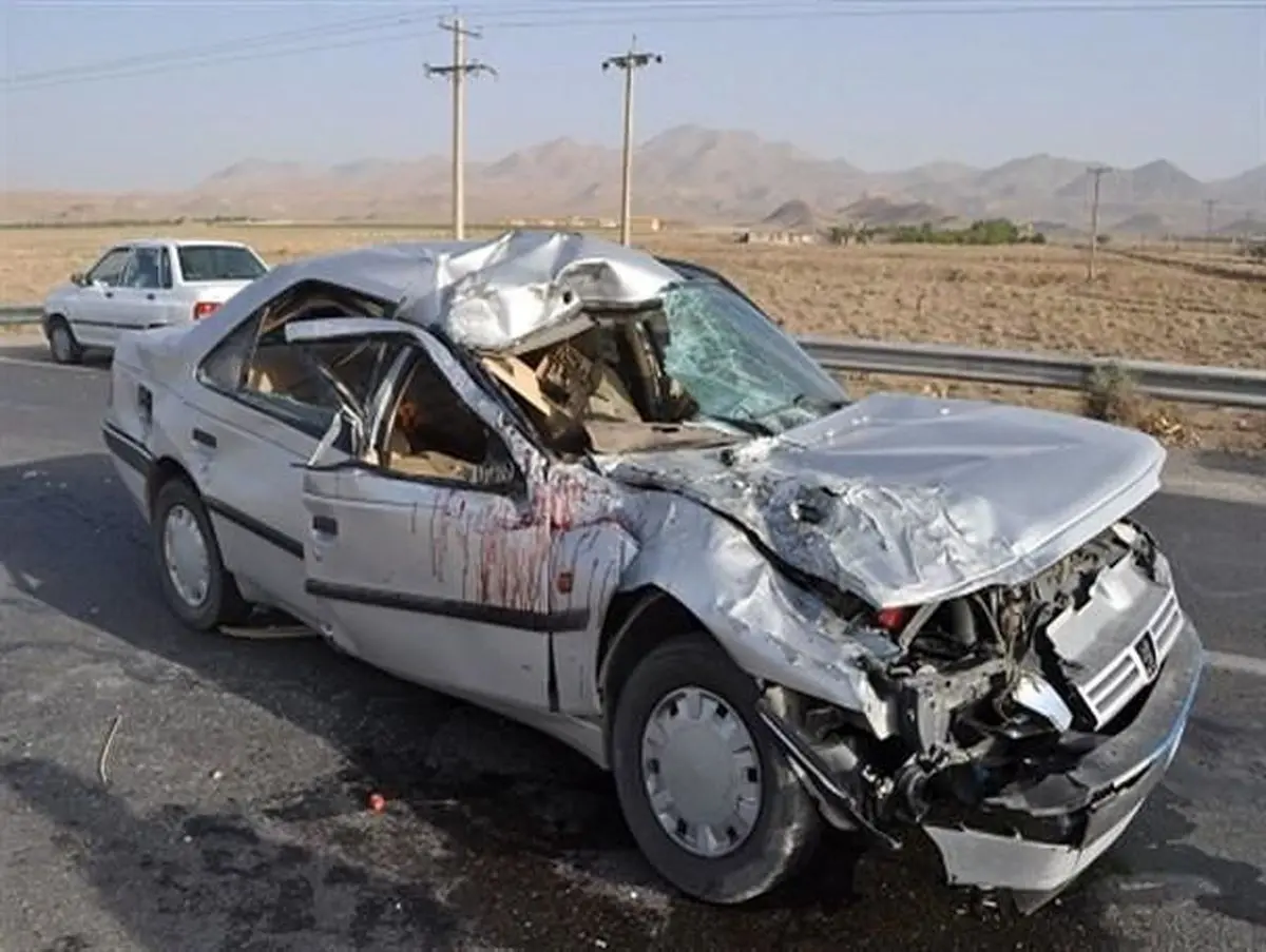 برخورد ۲ خودرو در آزادراه زنجان - تبریز با یک فوتی