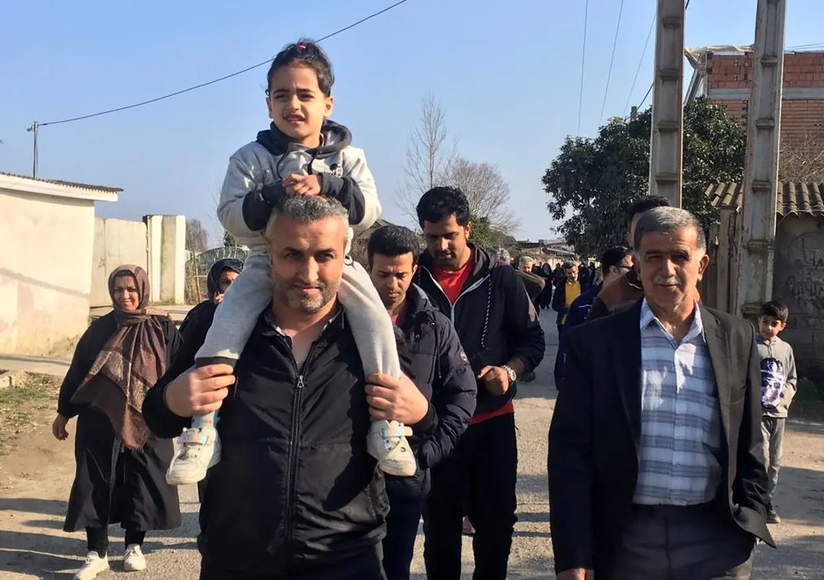 همایش پیاده روی خانوادگی در روستای  اسکنده سرخ رود 