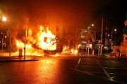  حمله با سلاح سرد به شهروندان ایرلندی/ دوبلین به آتش کشیده شد