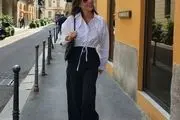 نانسی عجرم با این استایل  در ایتالیا کولاک کرد/ عکس