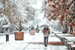 اعلام زمان بارش باران و برف در تهران