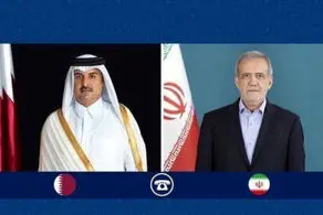تماس تلفنی مسعود پزشکیان با امیر قطر 