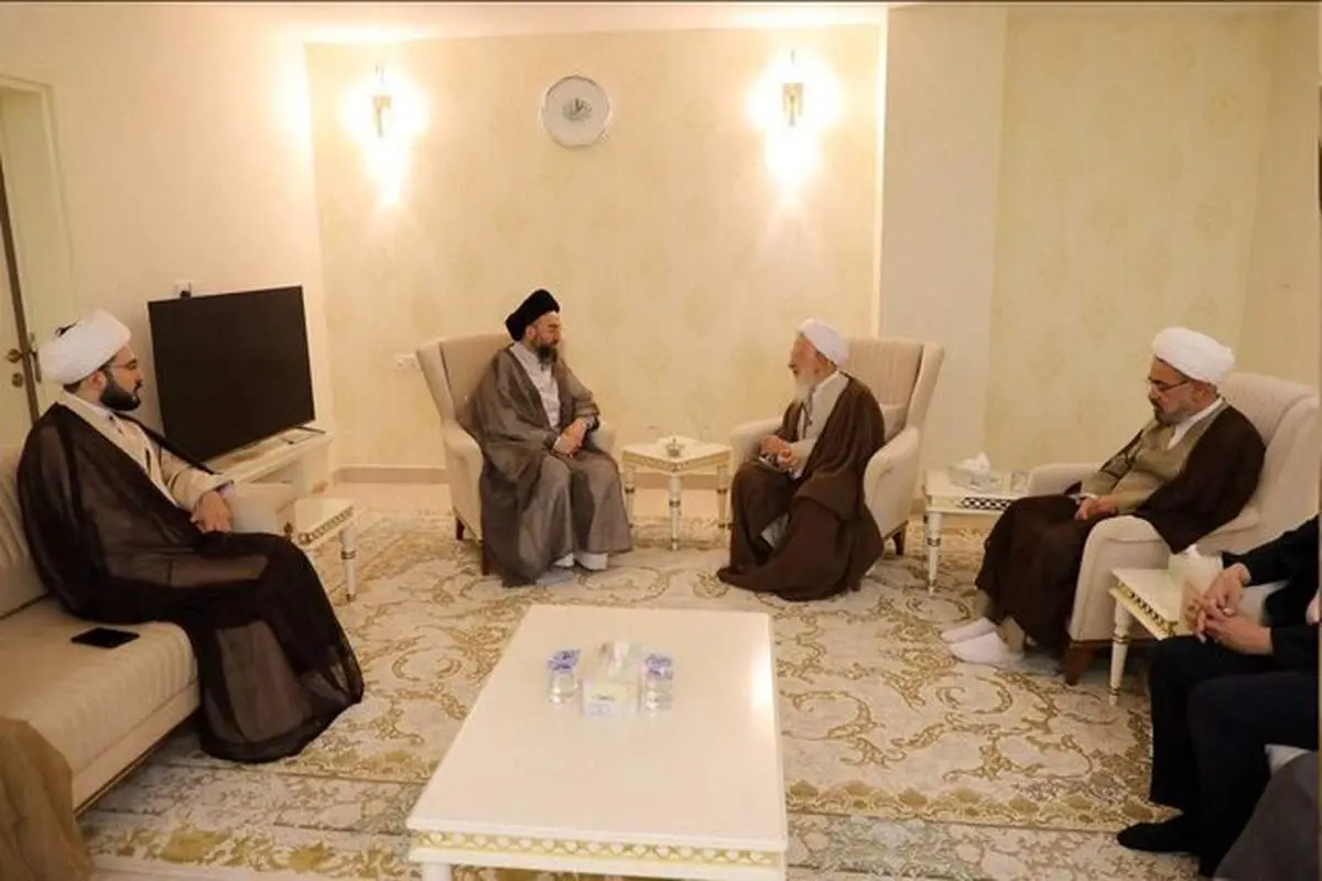 دیدار حکیم و آیتالله جوادی آملی/ رایزنی درباره چالشهای امت اسلامی