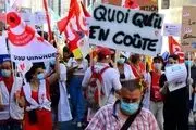 فرانسه نا آرام شد/کادر درمان به خیابان ریختند