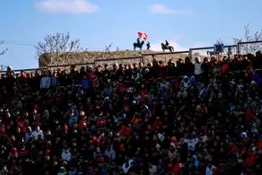 مهمان نوازی جالب از هواداران تبریز در اهواز + فیلم 
