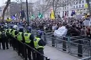 حمله پلیس به  معترضین+فیلم