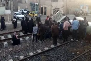 تصادف قطار  در ورامین/ شما مصدومان اعلام شد+عکس