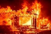 خسارت به ۱۱۰ باب مغازه و مصدومیت دست کم ۱۵ نفر در  آتش سوزی بازارچه امین نقده