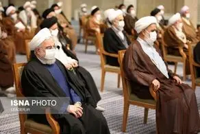 اولین دیدار رسمی حسن روحانی با رهبری/ ببینید 