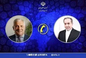 رایزنی تلفنی وزیر امور خارجه با همتای ایتالیایی قبل از عزیمت به تهران