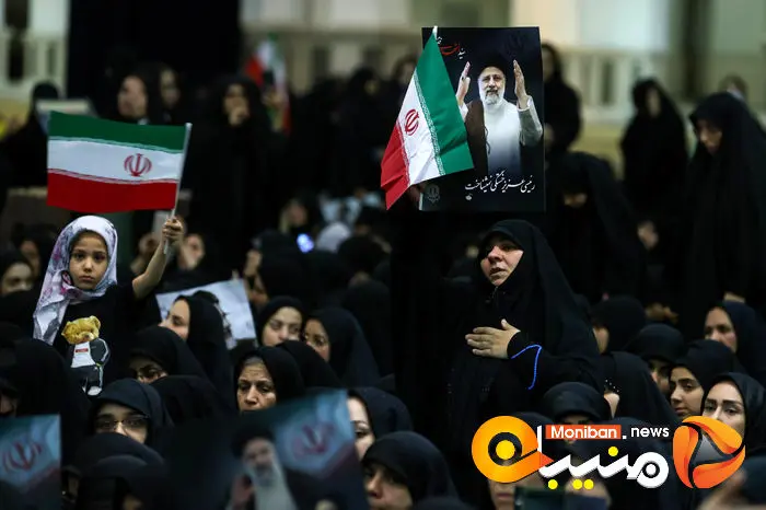 گزارش تصویری| مراسم وداع با رئیسی و همراهانش در مصلی تهران