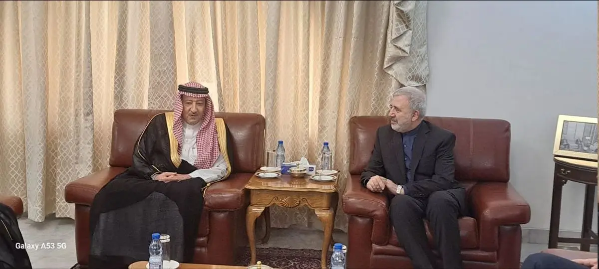حضور قائم مقام وزارت امور خارجه عربستان در سفارت ایران در ریاض