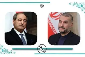گفت‌وگوی تلفنی وزرای امور خارجه ایران و سوریه