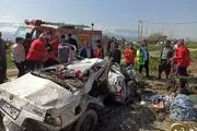 11 کشته و مجروح در تصادف فجیع خودروی حامل اتباع خارجی