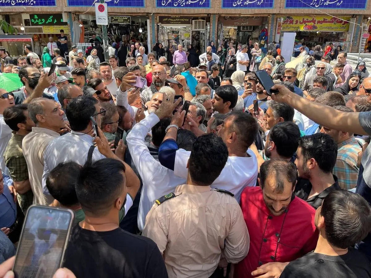 احمدی نژاد بازار تهران را به هم ریخت + ببینید 