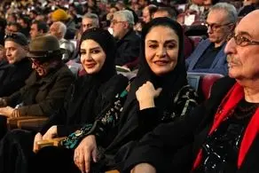 لحظات احساسی مستانه مهاجر و مریلا زارعی در اختتامیه جشنواره/ فیلم