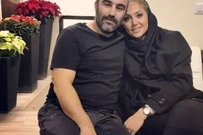 نقی سریال پایتخت با همسر واقعی اش/ عکس