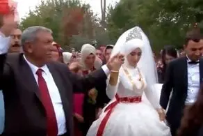 برگزاری باشکوه‌ترین عروسی با 3000 دعوتی + عکس