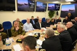 آغاز نشست کابینه جنگ رژیم اسرائیل در زیرزمین + عکس 